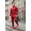 Спортивный костюм мужской весна-лето-осень (бордовый свитшот + бордовые штаны)