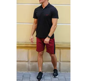 Мужские шорты с лампасами и футболка поло Nike (Найк)